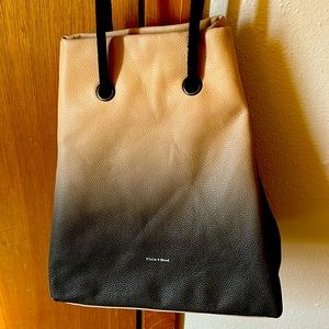 Faux Two Toned Leather Purse - that coverts to back pack